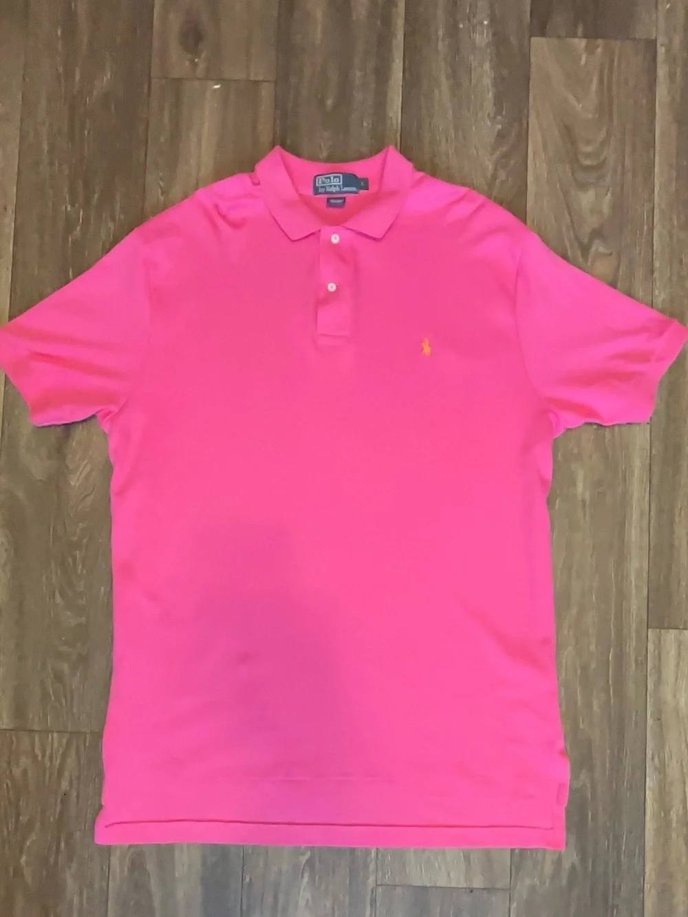 Ralph Lauren Cotton Pink Polo Shirt